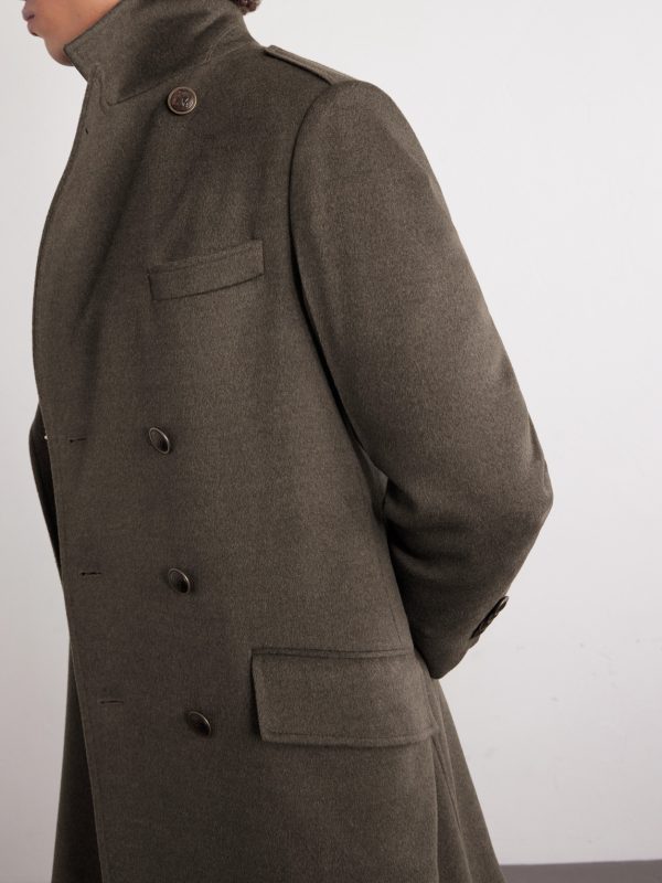 Virgin Wool Double-Breasted Coat - E2 Virgin Wool Double-Breasted Coat - E2