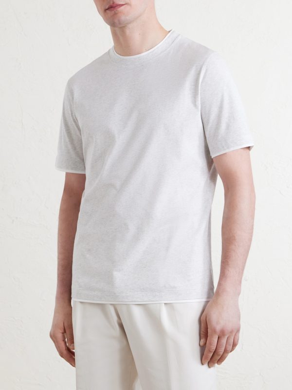 Layered Cotton-Jersey T-Shirt - FR Layered Cotton-Jersey T-Shirt - FR