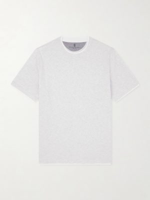 Layered Cotton-Jersey T-Shirt Layered Cotton-Jersey T-Shirt