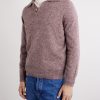 Alpaca-Blend Polo Sweater - FR Alpaca-Blend Polo Sweater - FR