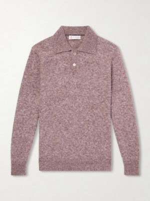 Alpaca-Blend Polo Sweater Alpaca-Blend Polo Sweater