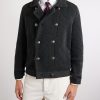 Double-Breasted Ribbed Cashmere Cardigan - FR Double-Breasted Ribbed Cashmere Cardigan - FR