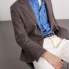 Houndstooth Cashmere Blazer - CU Houndstooth Cashmere Blazer - CU