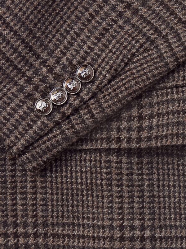 Houndstooth Cashmere Blazer - E1 Houndstooth Cashmere Blazer - E1