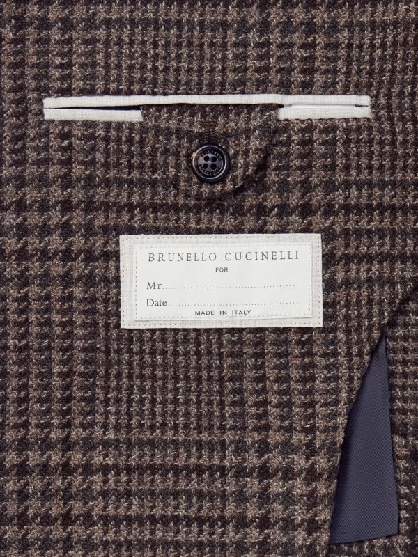 Houndstooth Cashmere Blazer - E2 Houndstooth Cashmere Blazer - E2