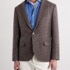 Houndstooth Cashmere Blazer - FR Houndstooth Cashmere Blazer - FR