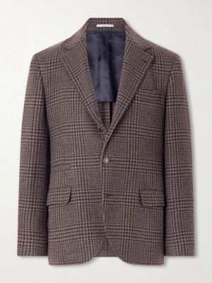 Houndstooth Cashmere Blazer Houndstooth Cashmere Blazer