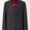 Checked Silk, Wool and Cashmere-Blend Suit Jacket Checked Silk, Wool and Cashmere-Blend Suit Jacket
