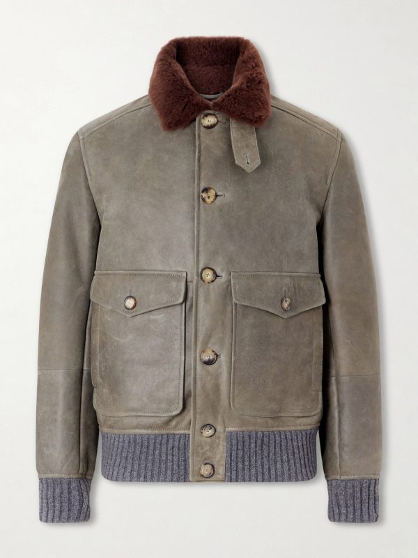 Shearling Bomber Jacket Shearling Bomber Jacket