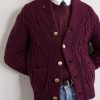 Cable-Knit Cashmere Cardigan - CU Cable-Knit Cashmere Cardigan - CU