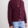 Cable-Knit Cashmere Cardigan - FR Cable-Knit Cashmere Cardigan - FR