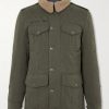 Shearling-Trimmed Padded Canvas Jacket Shearling-Trimmed Padded Canvas Jacket