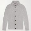 Virgin Wool, Silk and Cotton-Blend Cardigan Virgin Wool, Silk and Cotton-Blend Cardigan