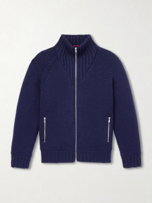 Cashmere Zip-Up Down Cardigan Cashmere Zip-Up Down Cardigan