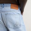 Straight-Leg Logo-Embroidered Distressed Jeans - CU Straight-Leg Logo-Embroidered Distressed Jeans - CU