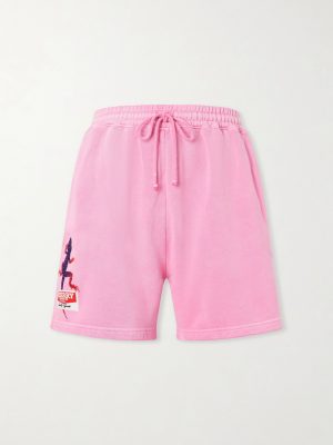 Logo-Embroidered Cotton Shorts