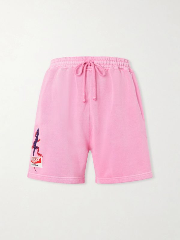 Logo-Embroidered Cotton Shorts Logo-Embroidered Cotton Shorts