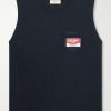 Logo-Printed Distressed Cotton-Jersey Tank Top Logo-Printed Distressed Cotton-Jersey Tank Top