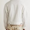 Corduroy-Trimmed Denim Jacket - BK