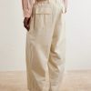 Wide-Leg Cotton Twill Trousers - BK Wide-Leg Cotton Twill Trousers - BK