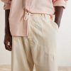 Wide-Leg Cotton Twill Trousers - CU Wide-Leg Cotton Twill Trousers - CU