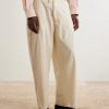 Wide-Leg Cotton Twill Trousers - FR Wide-Leg Cotton Twill Trousers - FR
