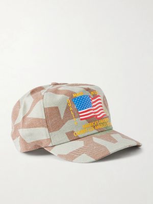 America's Favorite Logo-Embroidered Printed Cotton Cap America's Favorite Logo-Embroidered Printed Cotton Cap