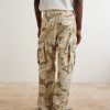 Wide-Leg Camouflage-Print Cotton Trousers - BK Wide-Leg Camouflage-Print Cotton Trousers - BK