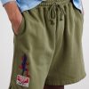 Logo-Embroidered Cotton Shorts - CU Logo-Embroidered Cotton Shorts - CU
