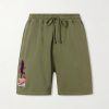 Logo-Embroidered Cotton Shorts Logo-Embroidered Cotton Shorts