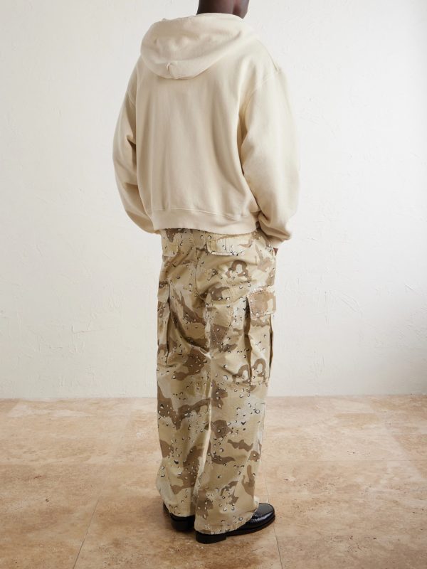Distressed Cotton-Fleece Zip-Up Hoodies - BK Distressed Cotton-Fleece Zip-Up Hoodies - BK