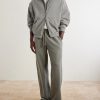 Distressed Cotton-Fleece Zip-Up Hoodies - OU