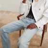 Straight-Leg Distressed Jeans - CU Straight-Leg Distressed Jeans - CU