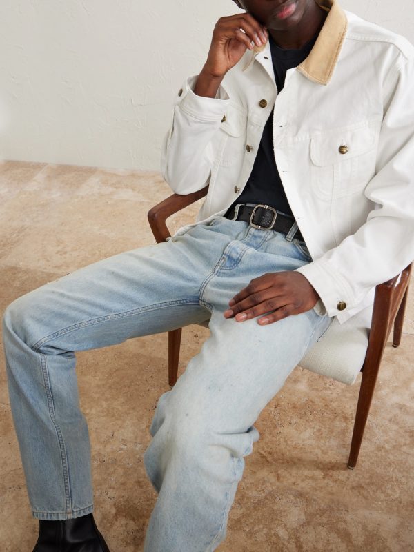 Straight-Leg Distressed Jeans - CU Straight-Leg Distressed Jeans - CU