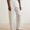 Straight-Leg Linen Trousers - FR Straight-Leg Linen Trousers - FR
