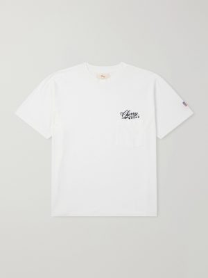 Logo-Embroidered Cotton-Jersey T-Shirt