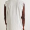 Logo-Printed Distressed Cotton-Jersey Tank Top - BK