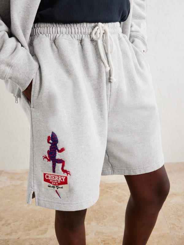 Logo-Embroidered Cotton Shorts - CU Logo-Embroidered Cotton Shorts - CU