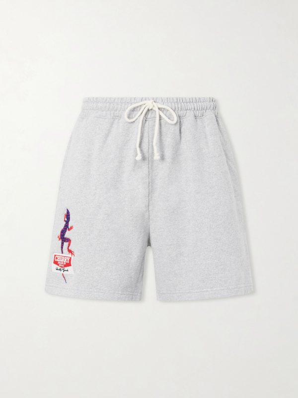 Logo-Embroidered Cotton Shorts Logo-Embroidered Cotton Shorts