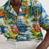 Camp-Collar Logo-Printed Poplin Shirt - CU Camp-Collar Logo-Printed Poplin Shirt - CU