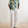 Camp-Collar Logo-Printed Poplin Shirt - OU Camp-Collar Logo-Printed Poplin Shirt - OU
