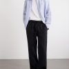 Wide-Leg Linen Trousers - OU Wide-Leg Linen Trousers - OU