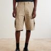 Wide-Leg Cargo Cotton Shorts - FR Wide-Leg Cargo Cotton Shorts - FR