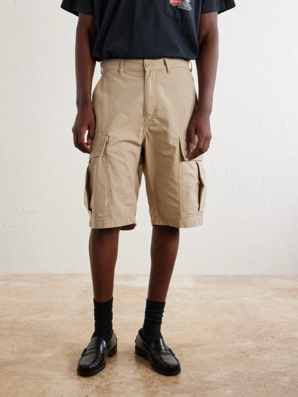Wide-Leg Cargo Cotton Shorts - FR Wide-Leg Cargo Cotton Shorts - FR
