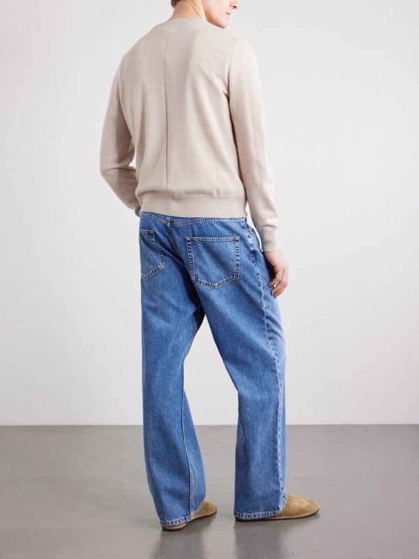 Benji Crew Neck Cashmere Sweater - BK Benji Crew Neck Cashmere Sweater - BK