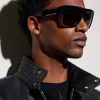 Aviator-Frame Acetate Sunglasses - BK Aviator-Frame Acetate Sunglasses - BK