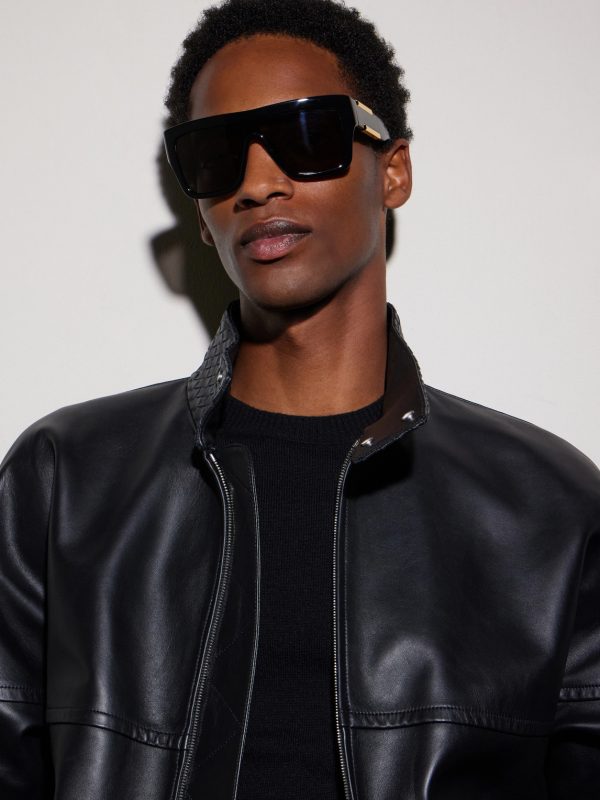 Aviator-Frame Acetate Sunglasses - OU Aviator-Frame Acetate Sunglasses - OU