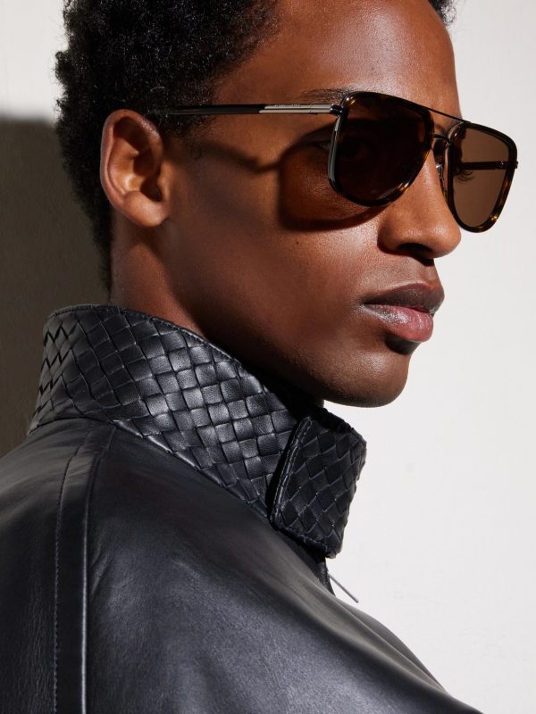 Aviator-Style Silver-Tone and Tortoiseshell Acetate Sunglasses - BK Aviator-Style Silver-Tone and Tortoiseshell Acetate Sunglasses - BK