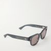 Round-Frame Acetate Sunglasses - FR