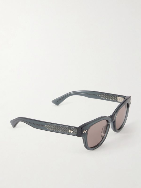 Round-Frame Acetate Sunglasses - FR